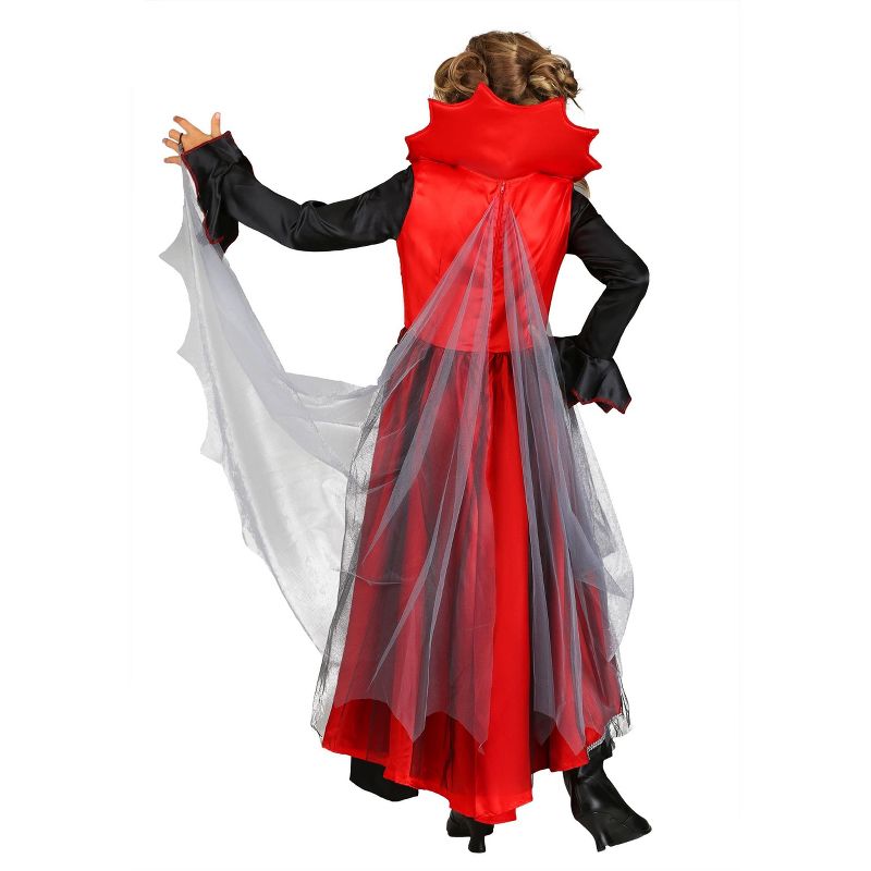 HalloweenCostumes.com Girl's Vampire Costume, 3 of 4