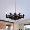 31.7" x 31.7" x 23.2" Jule Contemporary Lighted Ceiling Fan with Remote - Warehouse Of Tiffany - image 2 of 4