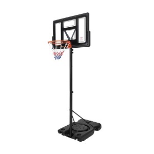 ODK Basketball Hoop Outdoor, Height Adjustable 5.58-10Ft Portable Basketball Goal with Enlarged Base & PC Backboard, Indoor Outdoor Hoops for Backyard - 1 of 4
