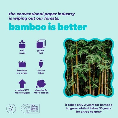 Bim Bam Boo Bamboo Tubular Lotion Facial Tissue - 4pk/40ct