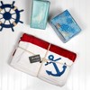 Pavilion Gift Company - Anchor - 50" x 60" Royal Plush Blanket - Throw Blankets - 4 of 4