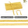 Alilang Sequin Braid Cord Trim, 0.4 Inch Glitter Laser Sequin Strip, Sewing Sequin Ribbon for DIY Crafts Party Decorations, 13 Yards - 2 of 4