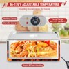 Commercial Food Warmer, 21 QT Full Pan Steam Table Stainless Steel Bain Marie Countertop Soup Station with Temper Control Drainage Faucet & Lid - 4 of 4