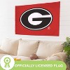 NCAA University of Georgia Flag with Grommets, 3'x5' UGA Bulldogs Outdoor College Flags & Banners for Garden Patio Indoor Wall Décor - 4 of 4