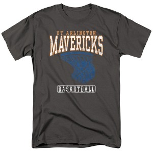 University Of Texas At Arlington Basketball Hoop Adult T-Shirt Black - 1 of 4