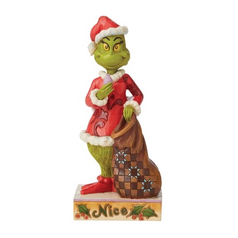 Seuss The Grinch Naughty or Nice Collectors Figurine Dr Boxed Christmas 