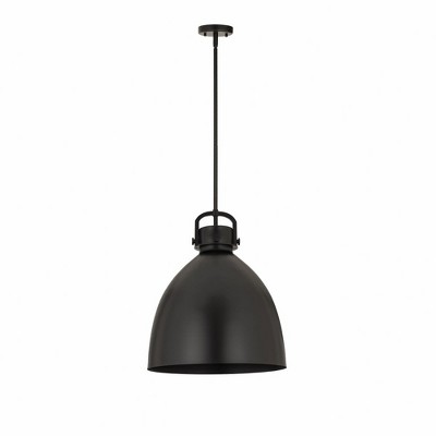Newton Bell - 1 Light Pendant In Industrial Style-21.63 Inches Tall and 16 Inches Wide
