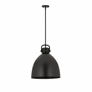 Newton Bell - 1 Light Pendant In Industrial Style-21.63 Inches Tall and 16 Inches Wide - 1 of 1