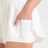 Women's 2.5" Woven High-Rise Flutter Shorts - All In Motion™ - 4 of 4