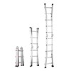 Cesicia 9.5 FT Silver Aluminum Alloy  A Frame Extension Multi-Function Telescoping Ladder - 2 of 4