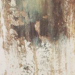 antique brass/white