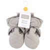 Hudson Baby Baby and Toddler Quilted Booties, Gray - image 2 of 2