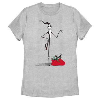 Women's The Nightmare Before Christmas Ho Ho Oh No Sandy Claws T-shirt :  Target
