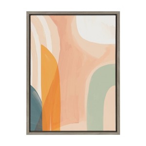 Sylvie Sunrise Over Marrakesh Framed Wall Canvas - Kate & Laurel All Things Decor - 1 of 4