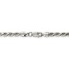 Black Bow Jewelry 3.5mm Sterling Silver, Diamond Cut Solid Rope Chain Necklace - 4 of 4