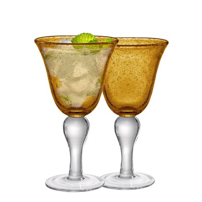 Artland Iris Seeded 14 oz Goblet