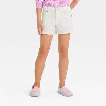 Girls' Cut-Off Mid-Rise Jean Shorts - Cat & Jack™