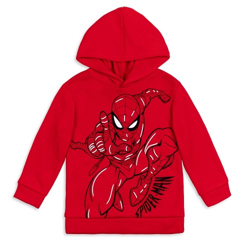 Marvel Avengers Spider man Toddler Boys Hoodie Red 4t Target