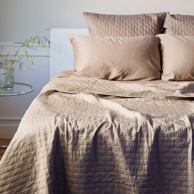 Rayon Viscose Bamboo Reversible Coverlet - BedVoyage