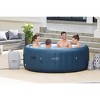 Bestway SaluSpa Milan AirJet 4 to 6 Person Inflatable Hot Tub Round Portable Outdoor Spa with 140 AirJets and EnergySense Energy Saving Cover, Blue - 3 of 4