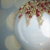 SEVOBAL D3.9" Party Decorations and Accessories Decorative  Set of 6 Glass Ball Ornaments Set for Holiday Tree Decor, White, 3.9"*3.9"*3.9" - 2 of 4