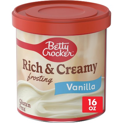 Betty Crocker Rich and Creamy Vanilla Frosting - 16oz