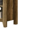 70" Particle Board TV Stand with Open Adjustable Shelves and Cable Management Cutouts for Living Room and Bedroom - 4 of 4