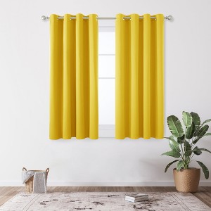 Deconovo Grommet Blackout Curtains, 2 Panels, OEKO-TEX Certified - 1 of 4