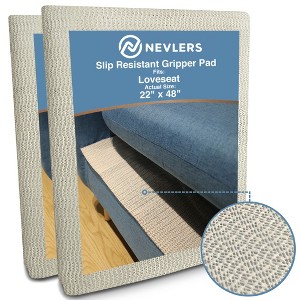 Nevlers Non Slip Grip Pads for Couch Cushion - 1 of 4