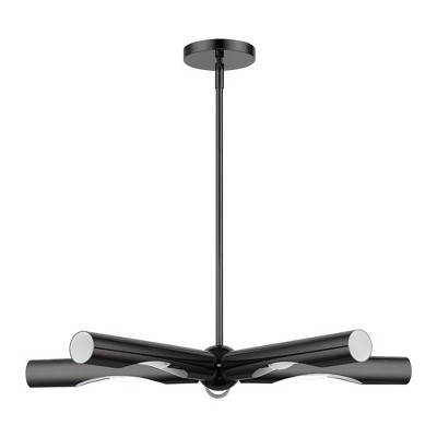 Livex Lighting Acra 5 - Light Chandelier in  Black Chrome