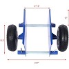 Acekool Adjustable Door Dolly, 600lbs Capacity Panel Cart with 2 Pneumatic Wheels, Clamp Grip for Drywall, Doors, Heavy Appliances - 4 of 4