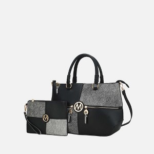 MKF Collection Maji Fashion Women’s Satchel Handbag with wristlet wallet by Mia K - 1 of 4