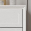 Famapy Farmhouse Nightstand with Drawers Bedside Table 3-Drawer Dresser - 4 of 4
