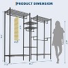 COZONY Heavy Duty Clothes Rack, Freestanding Clothing Rack with Shelves, Adjustable Garment Rack for Hanging Clothes for Bedroom Closet Entryway - 2 of 4