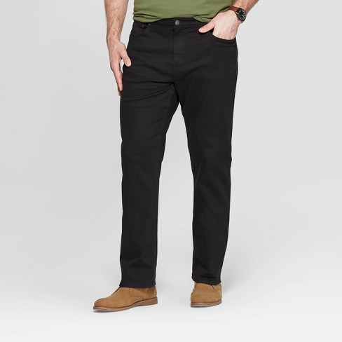 Men's Big & Tall Slim Straight Fit Jeans - Goodfellow & Co™ Black 44x30