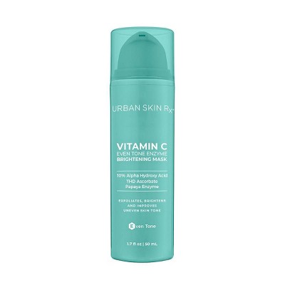 Urban Skin Rx Vitamin C Even Tone Enzyme Brightening Mask - 1.7 fl oz