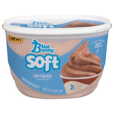 Blue Bunny Soft Chocolate Frozen Dessert - 46 Fl Oz : Target