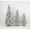 ACEPANO 72 in. H 3-Piece Plush Artificial Christmas Tree Set For Holiday Indoor Home Decoration-White - 2 of 4