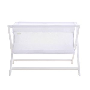 BreathableBaby Breathable Mesh Portable Sleeper, White, From Bedside to Travel - 1 of 4
