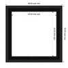 Amanti Art Parlor Black Framed Magnetic Dry Erase Board - 4 of 4