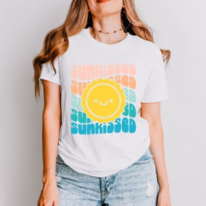 Simply Sage Market Sunkissed Stacked Sun Colorful Short Sleeve Tee - 1 of 4