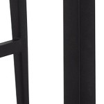 1 table & 4 fix bar stools brown