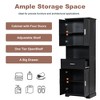 70.8"Tall Bathroom Storage Cabinet with Four Doors, Open Shelve and Drawer - ModernLuxe - 4 of 4