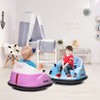 12V Kids Electric Ride On Bumper Car, 3 Speed Toddler Bumper Car With Remote, Baby Bumping Toy with Music, LED Lights, 360 Degree Spin for Boys Girls - 3 of 4