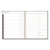 Workstyle Weekly/Monthly Planner, 11 x 9.38, Brown/Gold Cover, 12-Month (Jan to Dec): 2025 - 3 of 4