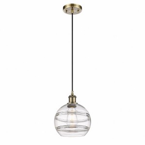 Rochester - 1 Light Cord Hung Mini Pendant In Industrial Style-9.88 Inches Tall and 8 Inches Wide - 1 of 1