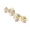 Unique Bargains Paint Lily Flowers French Barrette Hair Clips 1 Pc - 4 of 4