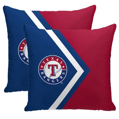 MLB Texas Rangers Side Arrow Poly Span Throw Pillow - 2pk