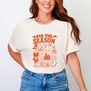 S.W.Smiley Tis The Season Halloween - Women's Garment Dyed Graphic T-Shirt - 3 of 4