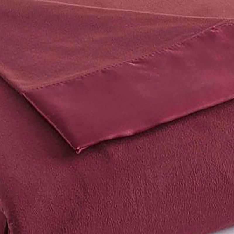Shavel Micro Flannel High Quality Durable Luxuriously Soft & Warm Satin Hemmed All Seasons Sheet Blanket, 3 of 4